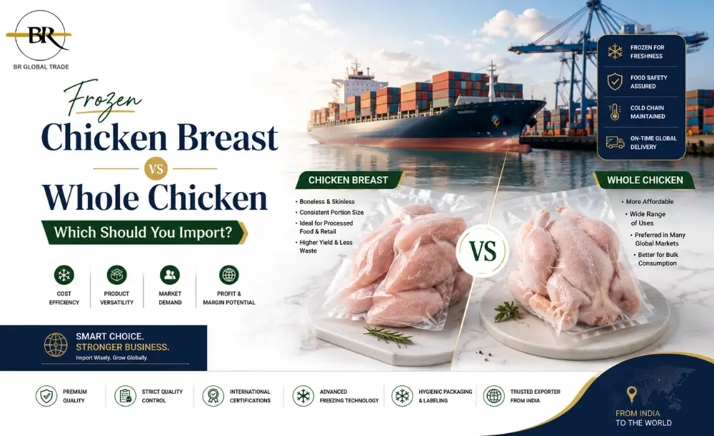 Frozen Chicken Breast vs Whole Chicken: Which Should You Import
